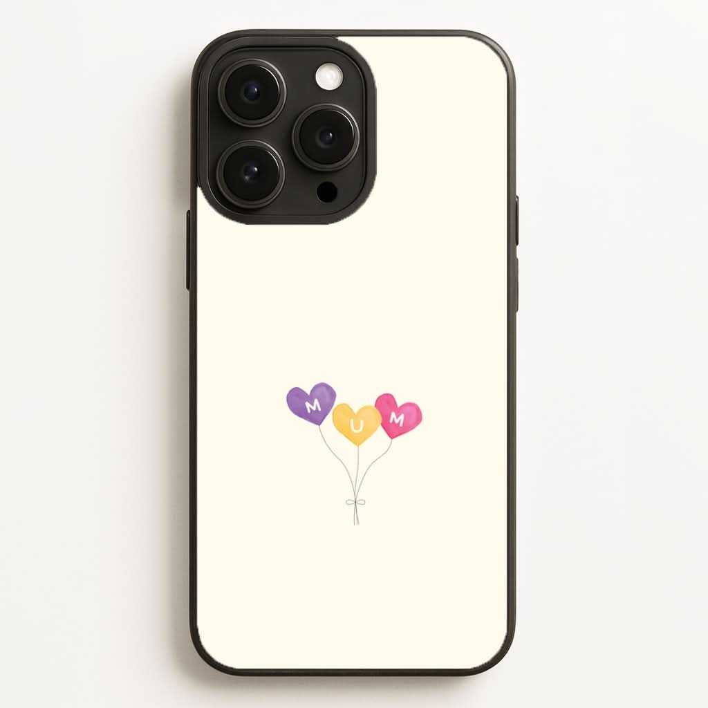 Mum Watercolour Balloons Phone Case