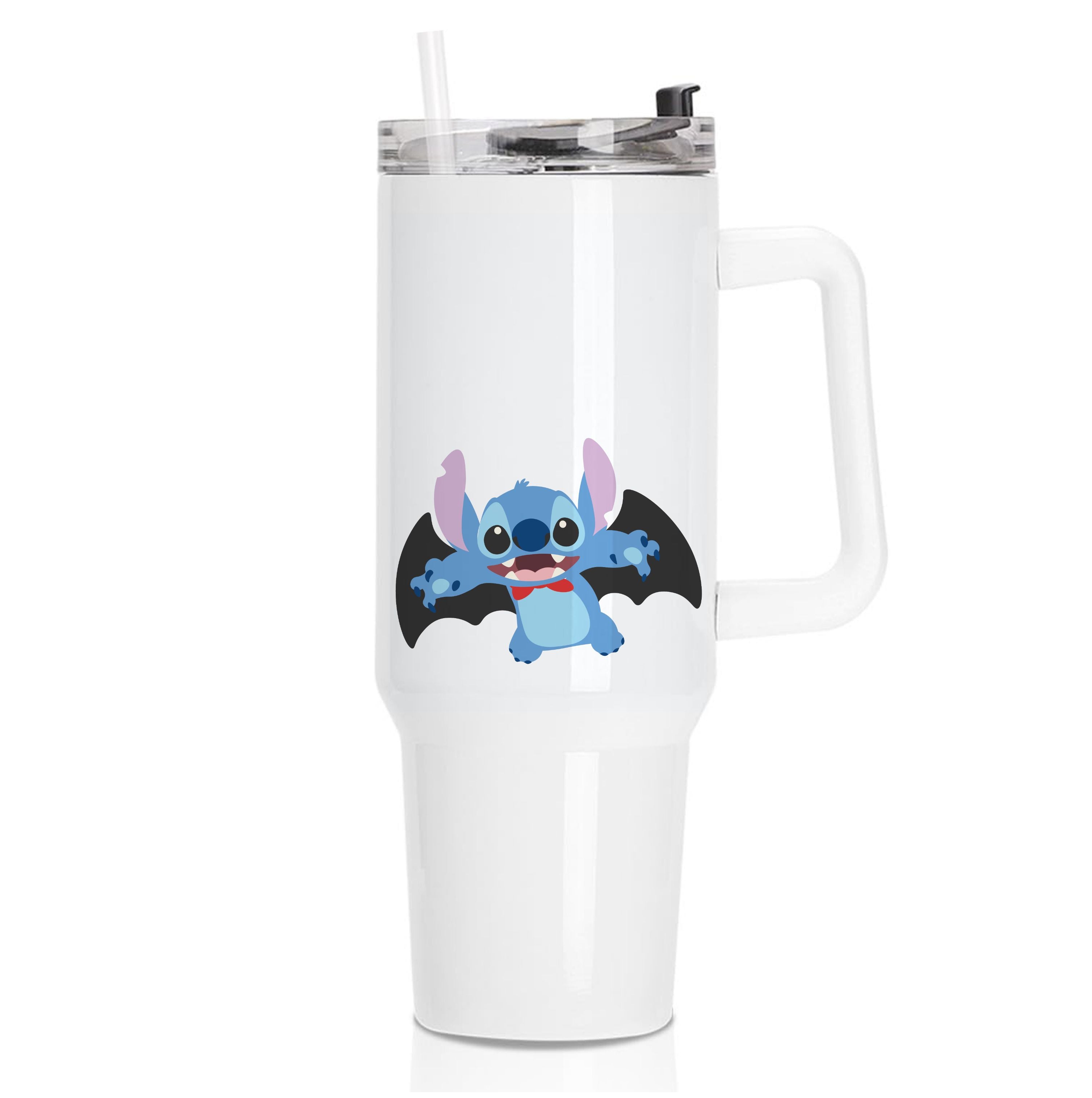 Vampire Alien Blue Halloween Tumbler