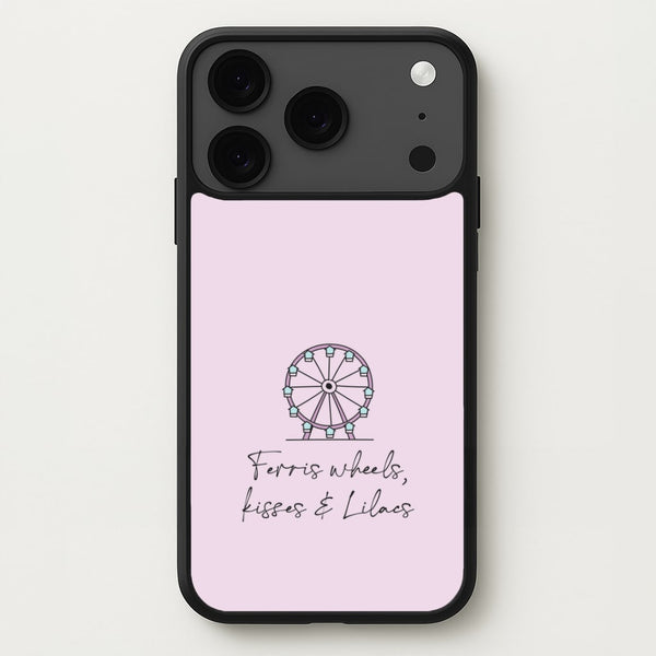Ferris Wheels, Kisses & Lilacs iPhone 17 Pro Case