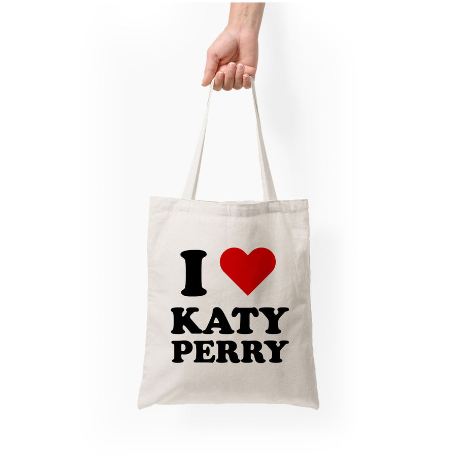 I Love Katy Perry Tote Bag