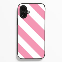 Candy Cane Stripes iPhone 16 Plus Case