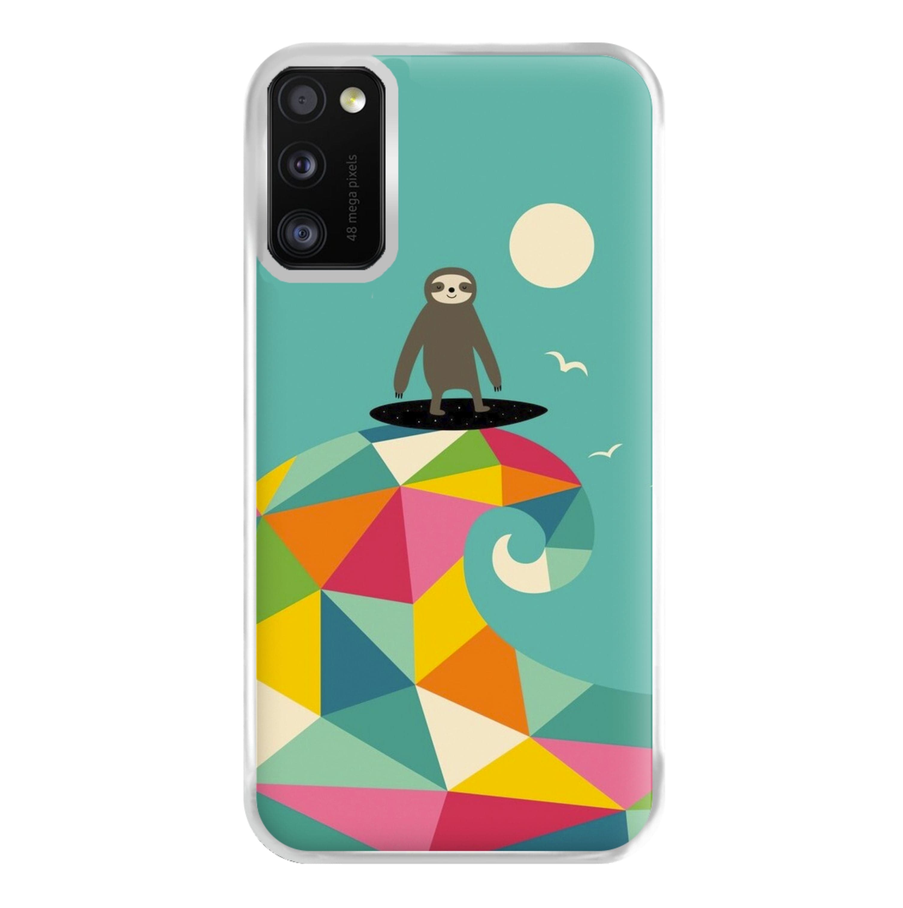 Surfing Sloth Phone Case