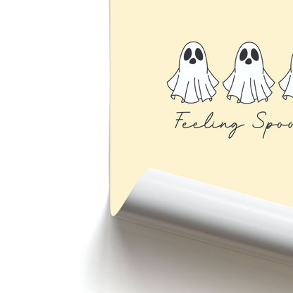Feeling Spooky Ghosts Poster