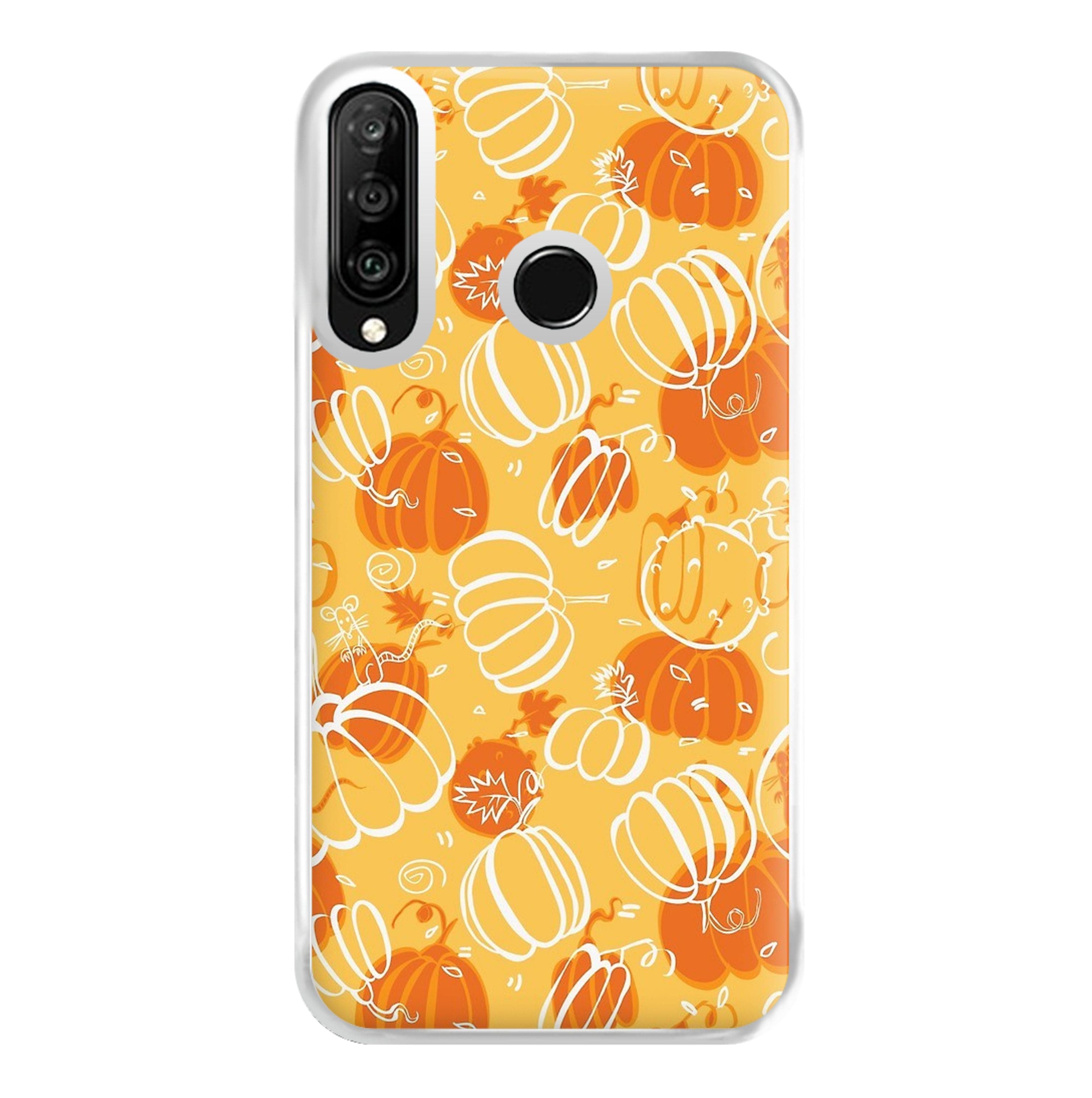 Drawn Pumpkin Pattern Phone Case