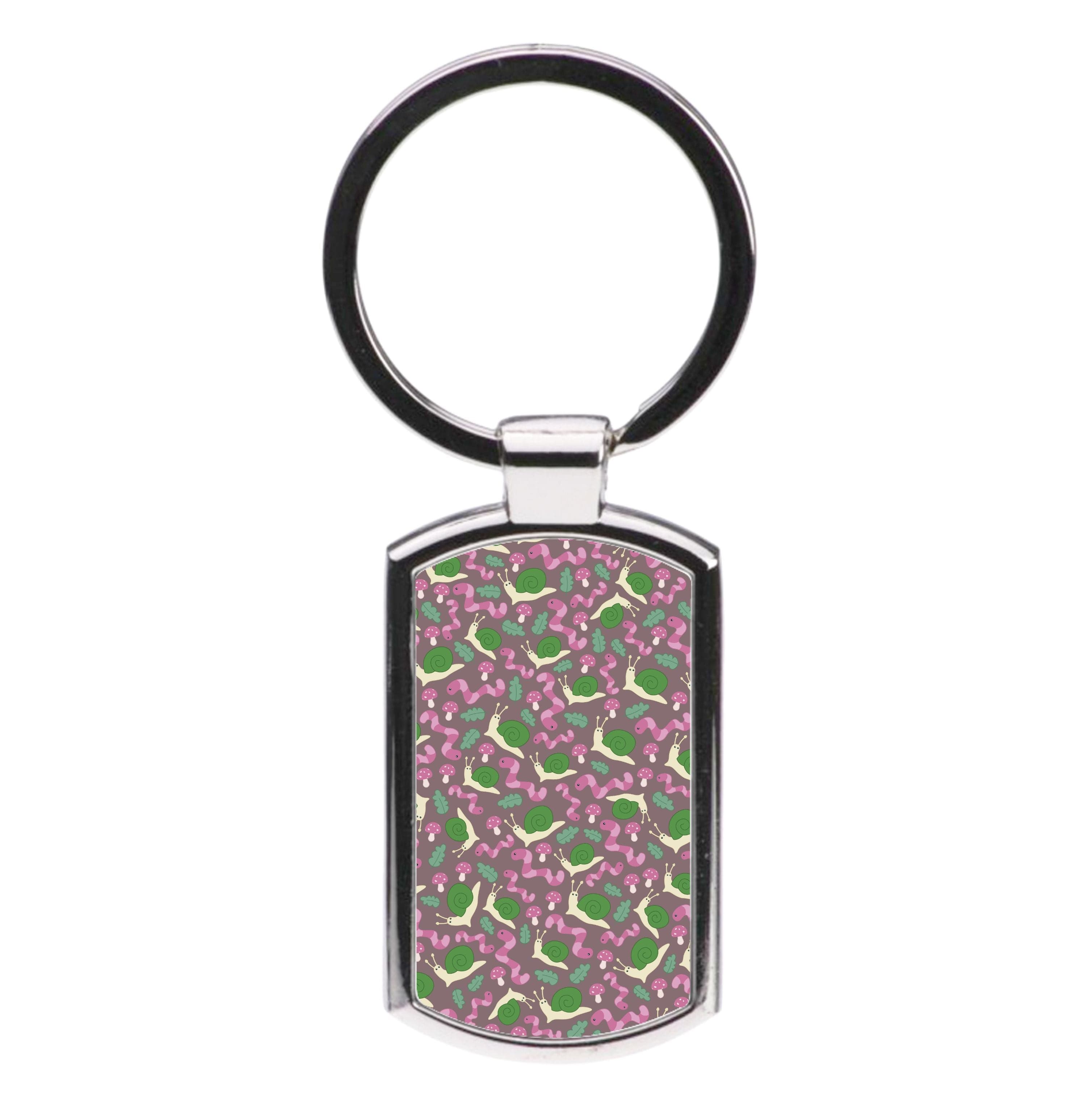 Snails - Animal Patterns Luxury Keyring