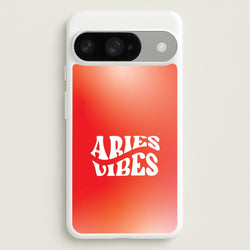 Aries Vibes Gradient Zodiac Google Pixel 10 / 10 Pro Case