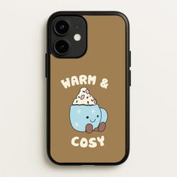 Hot Cocoa Plush Quote iPhone 12 / 12 Pro Case