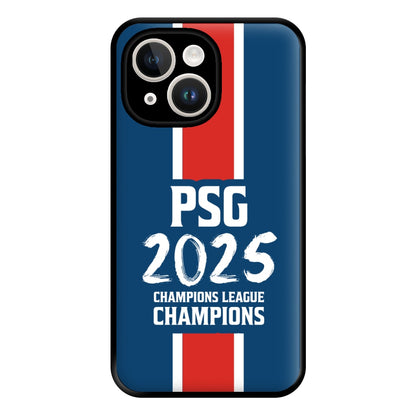 Champion League Winners 25 PSG iPhone 14 Plus Case