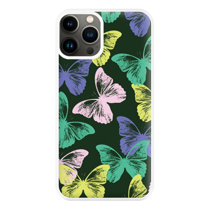 Colourful Butterfly Stamps Pattern iPhone 11 Pro Max Case