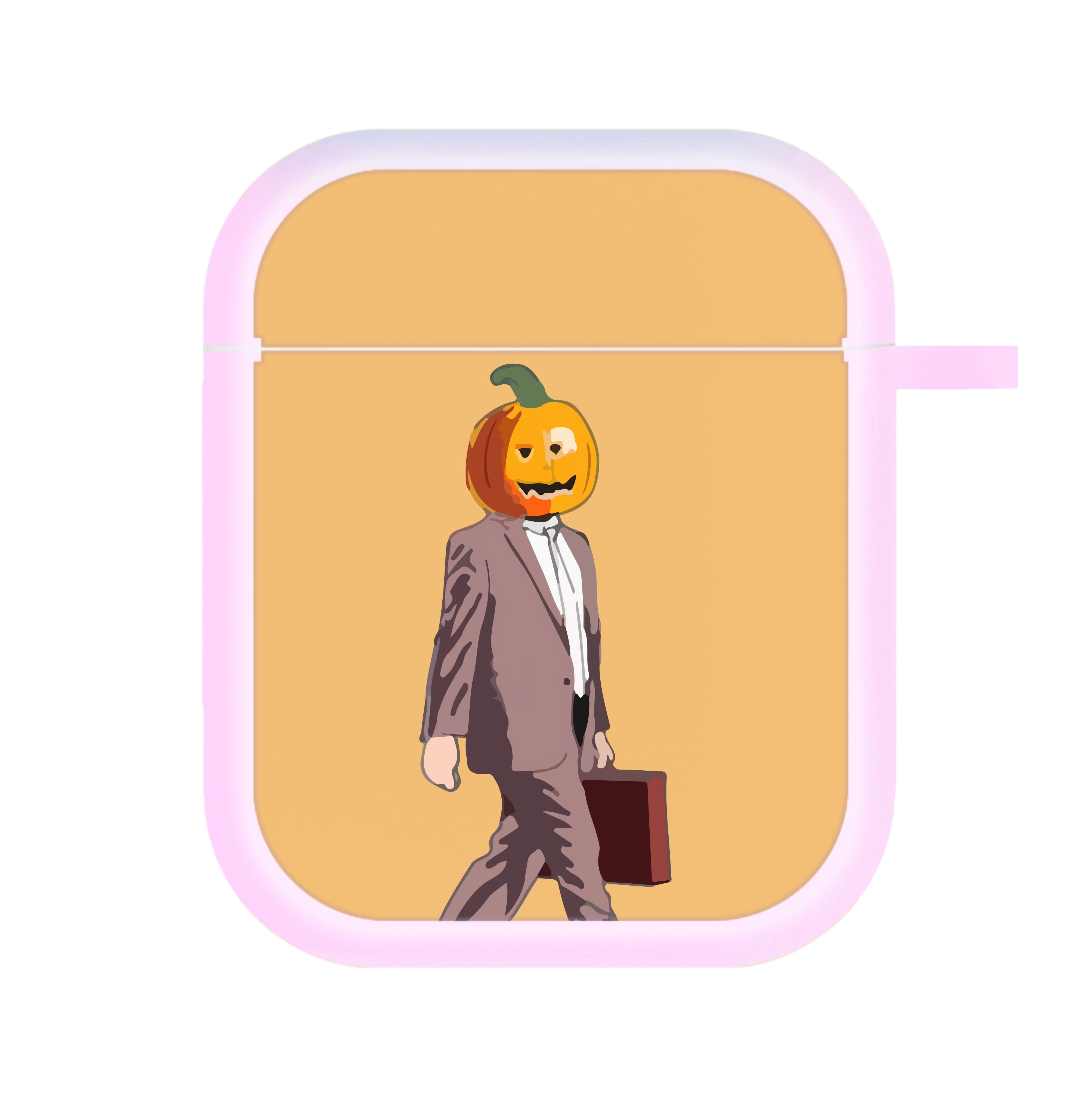 Dwight Pumpkin Head AirPods Case