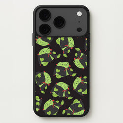 Vampire Frog Pattern  - Halloween iPhone 17 Pro Case