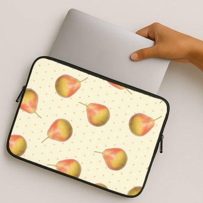 Pears And Polka Dots Pattern MacBook Cover