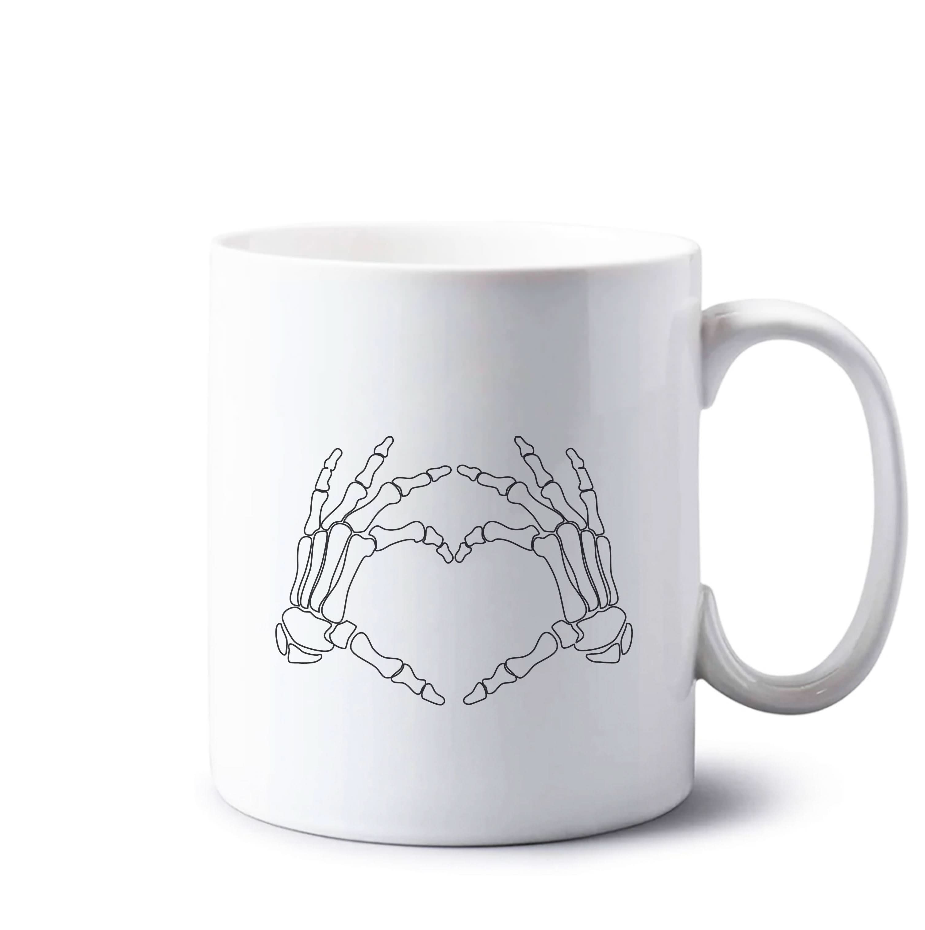 Skeleton Heart Mug