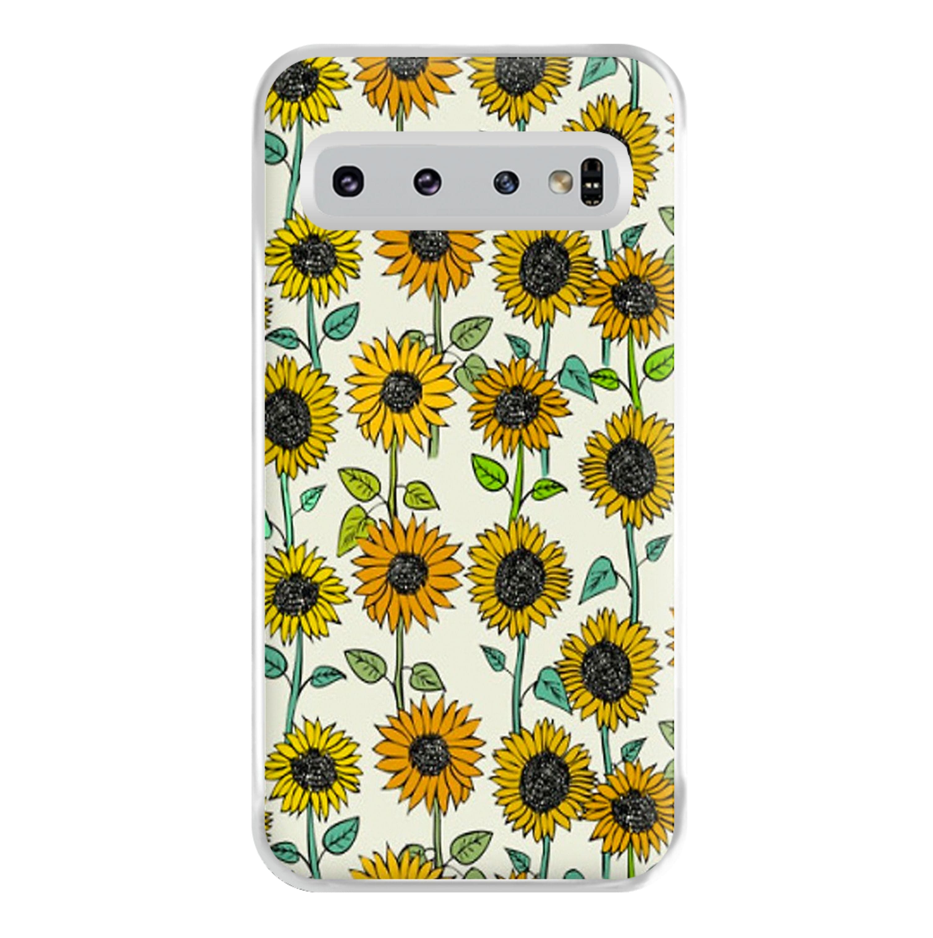 Painted Sunflowers Phone Case