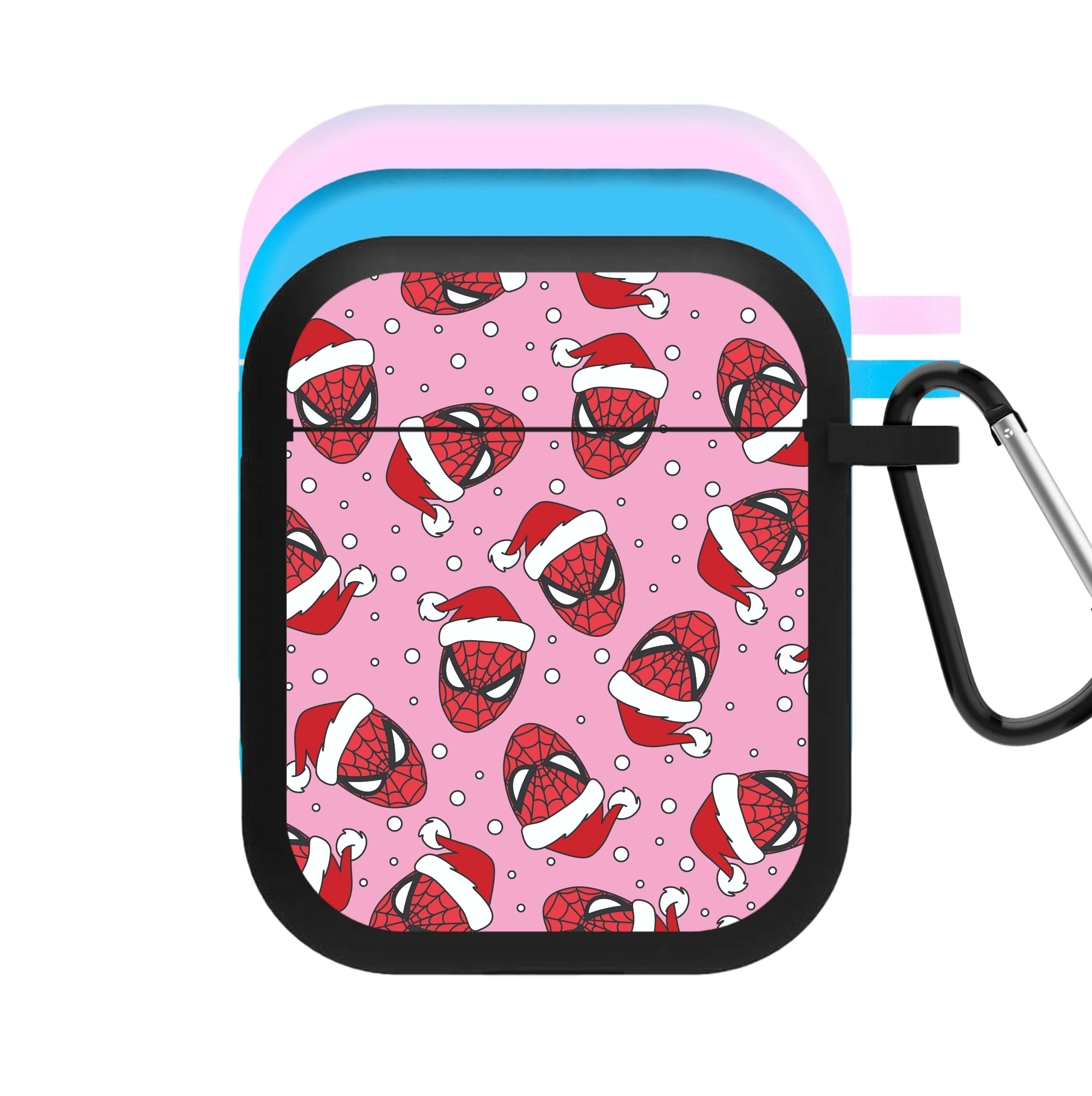 Spider Christmas Pattern AirPods Case