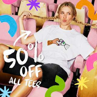 50% Off ALL Tees