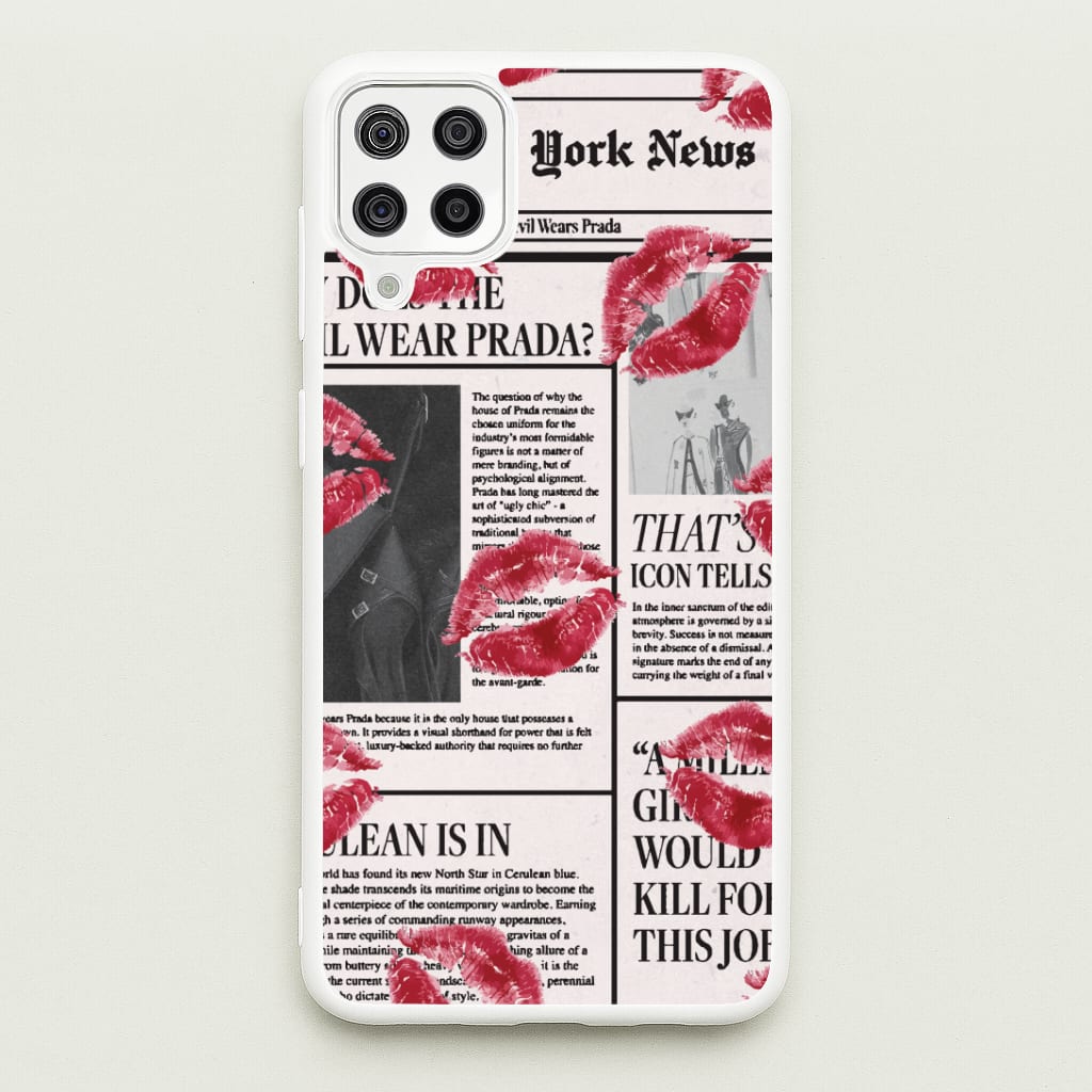 Headline Kisses Galaxy A12 Case