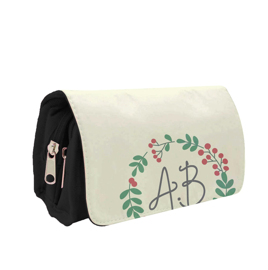 Personalised Wreath Pencil Case