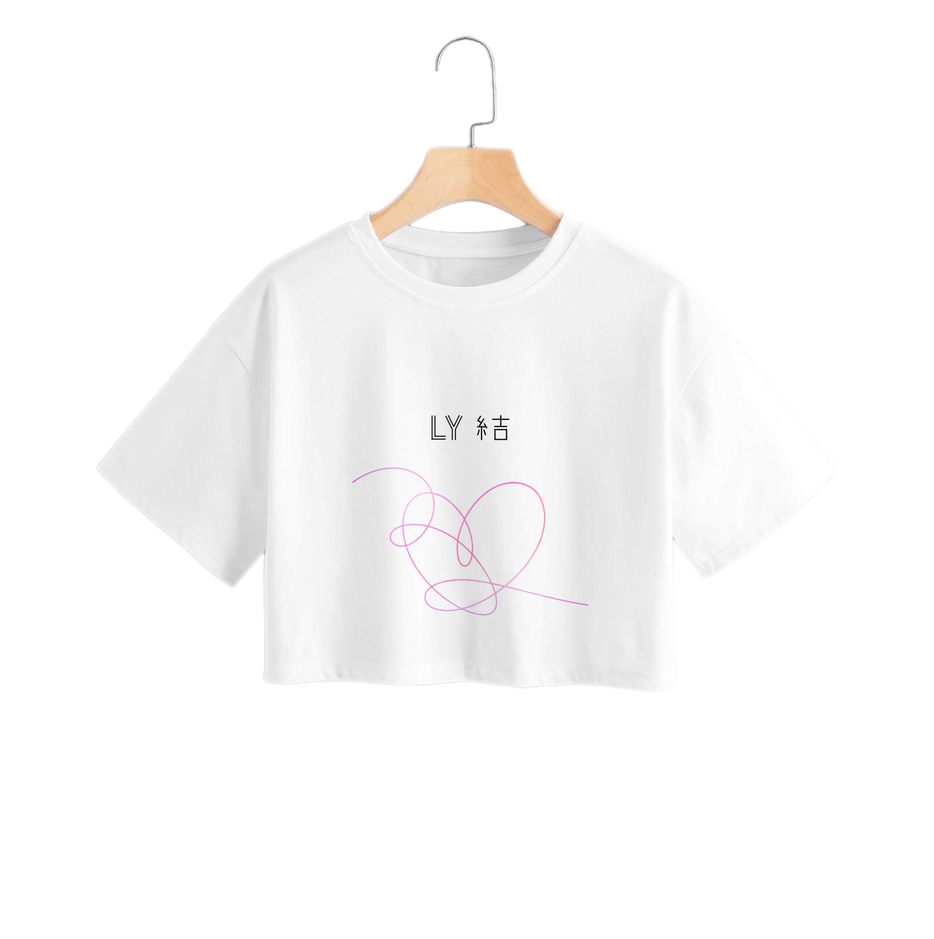 LY Heart - K Pop Crop Top