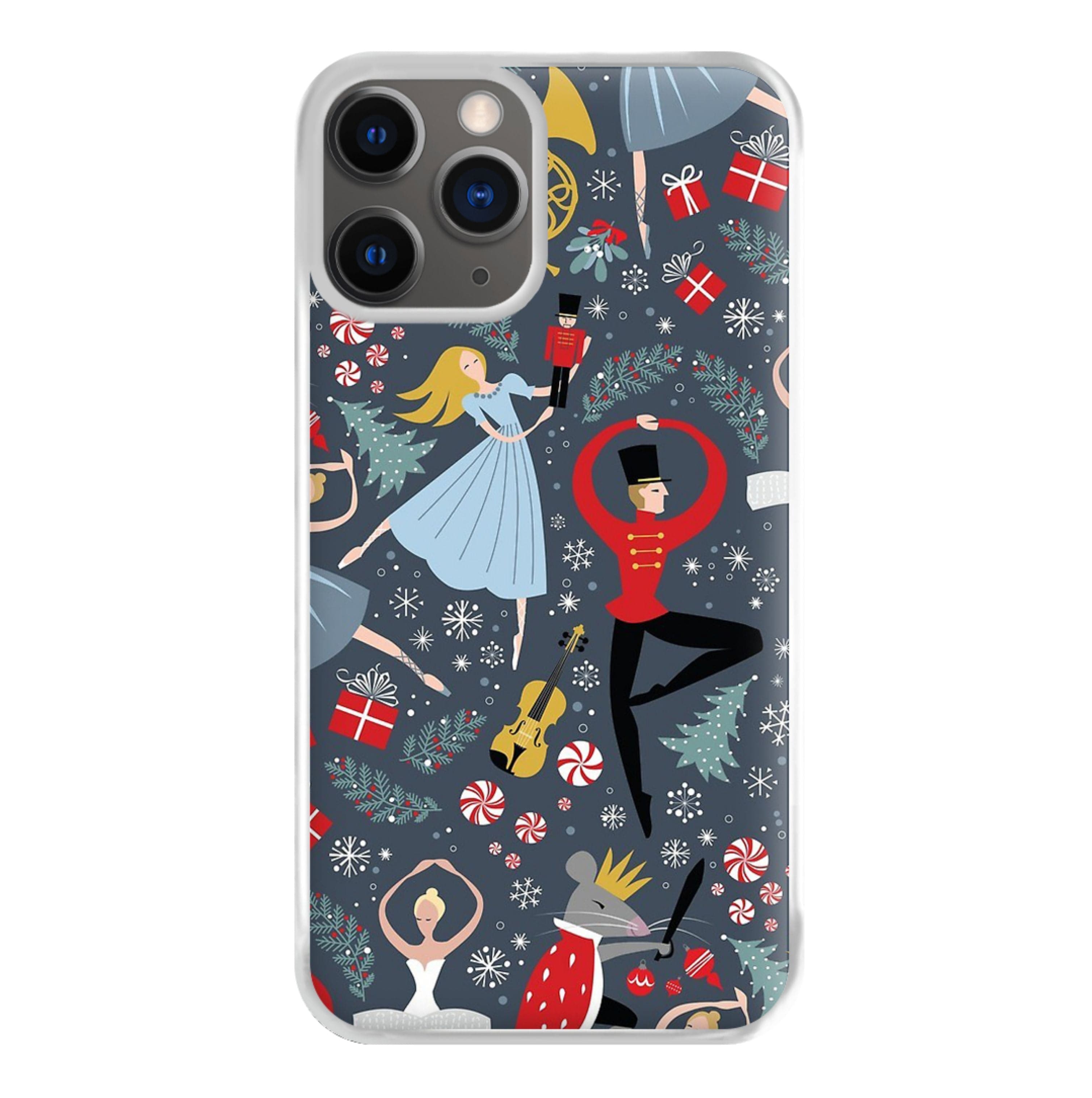 Nutcracker Ballet Pattern - Christmas Phone Case