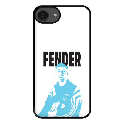 Fender Silhouette Blue iPhone 16e Case