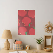 Teacher Apples Pattern Poster 2