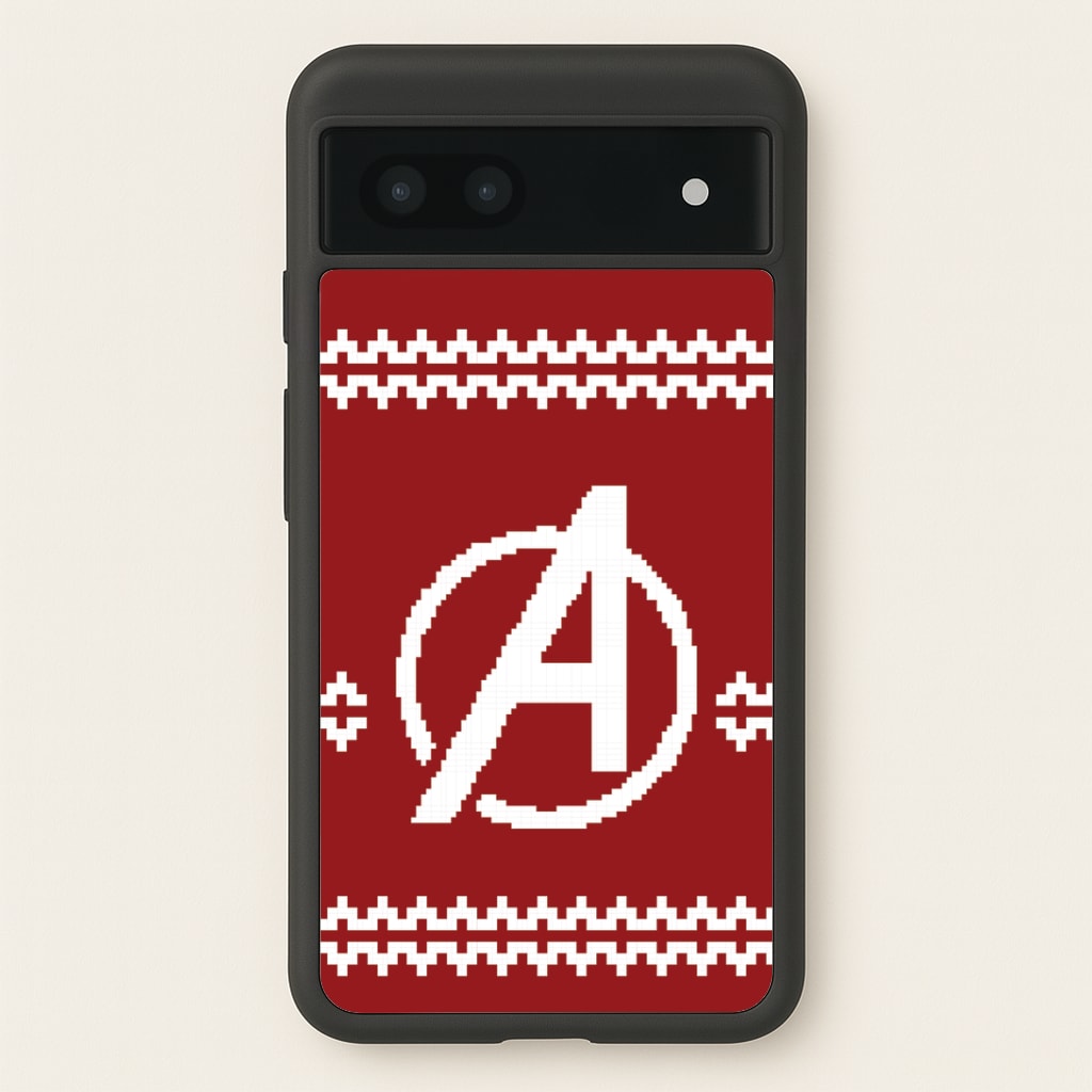 Superhero Team Red Christmas Jumper  Google Pixel 7a Case