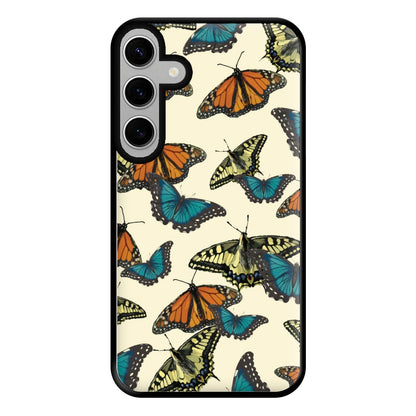 Butterfly Assortment Pattern Galaxy S24FE Case