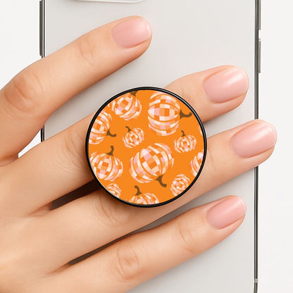 Disco Pumpkins Pattern Phone Grip
