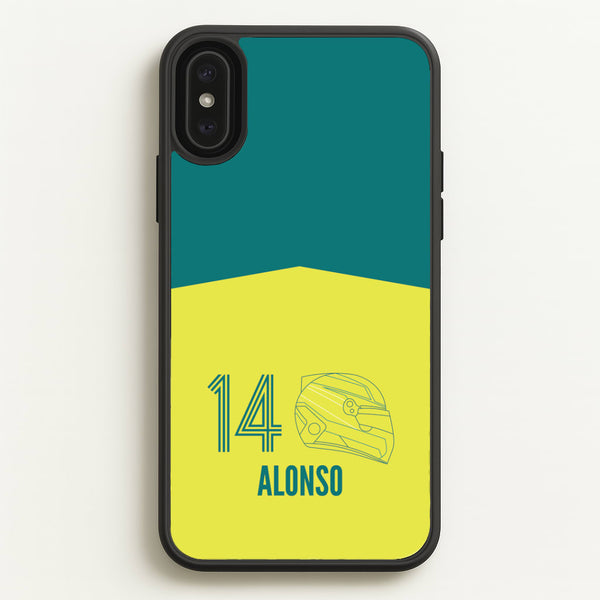 Alonso Helmet 2026 iPhone XS Max Case