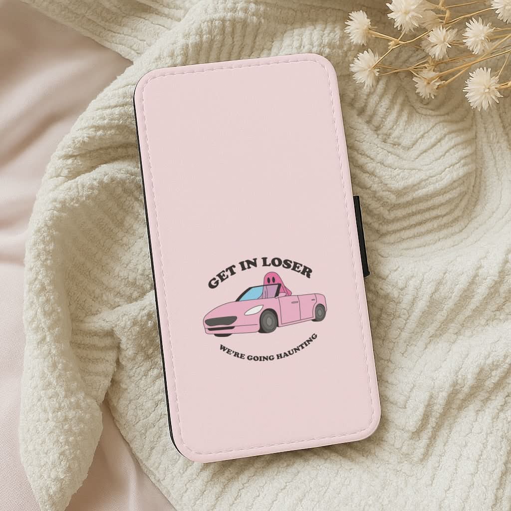 We're Going Haunting  Leather Phone Case