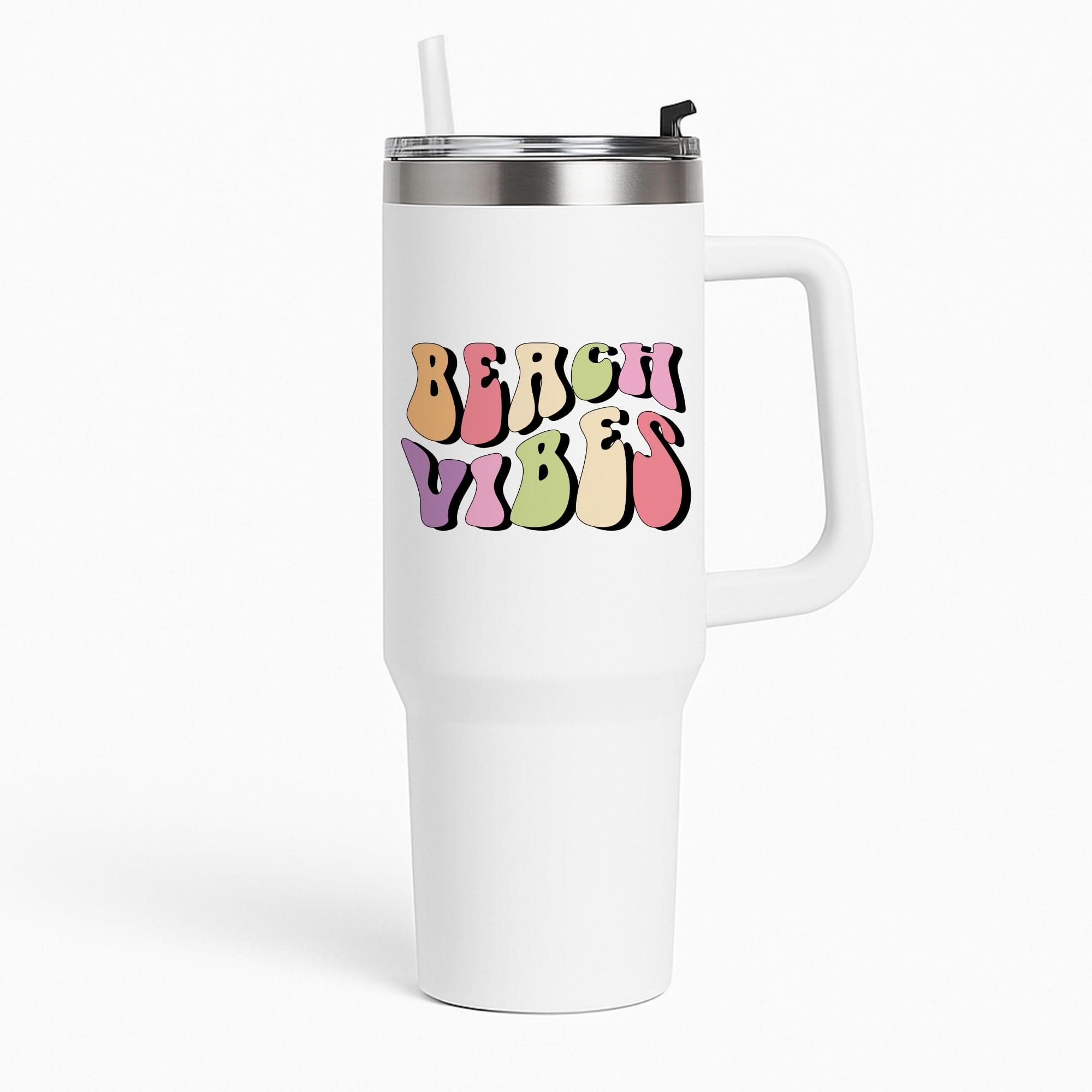 Pastel Beach Vibes Tumbler