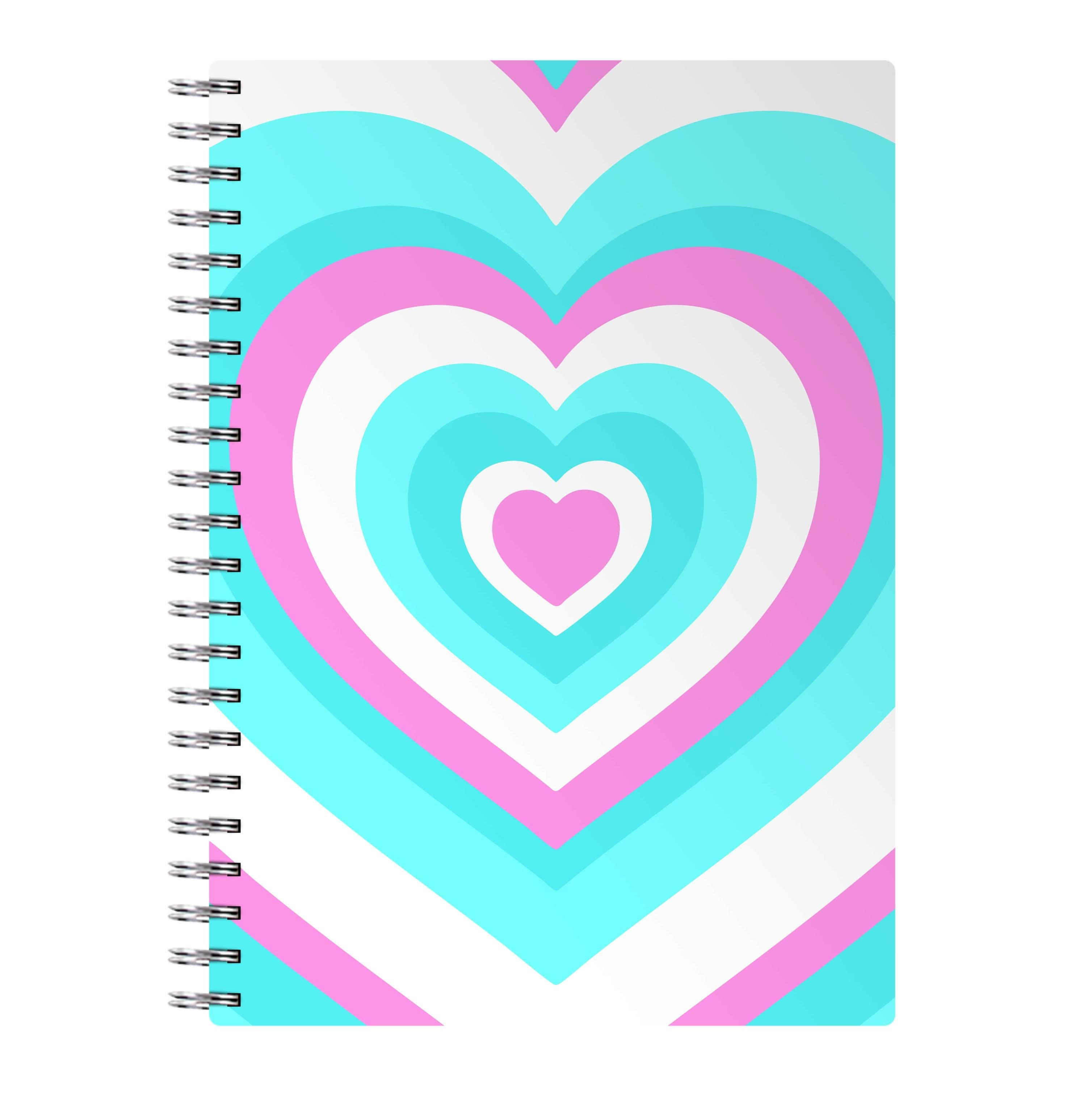 Trans Pride Heart Notebook