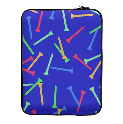 Golf Tees Pattern Laptop Sleeve