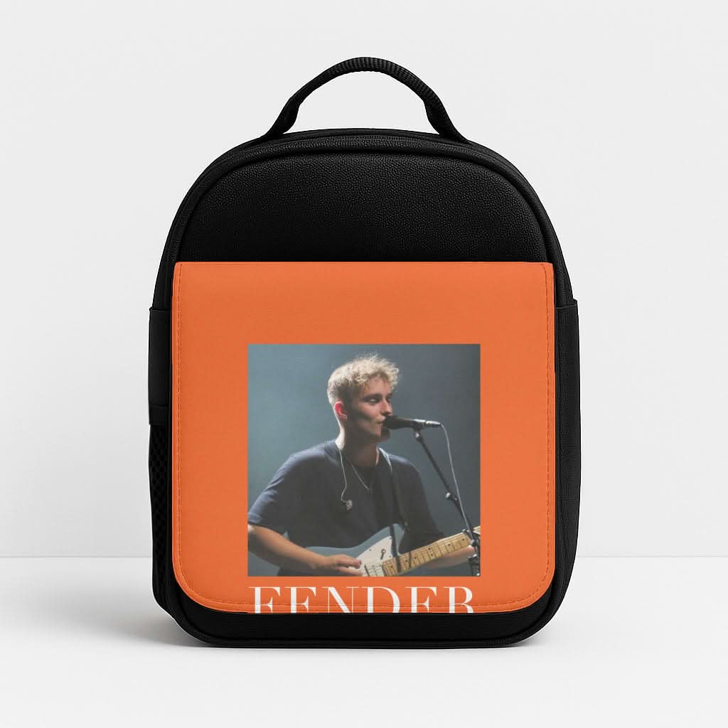 Fender Orange Song List Lunchbox