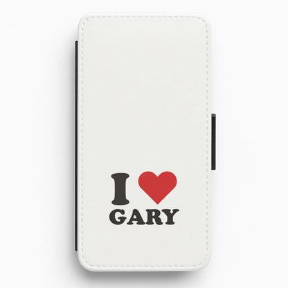 I Love Gary Flip / Wallet Phone Case
