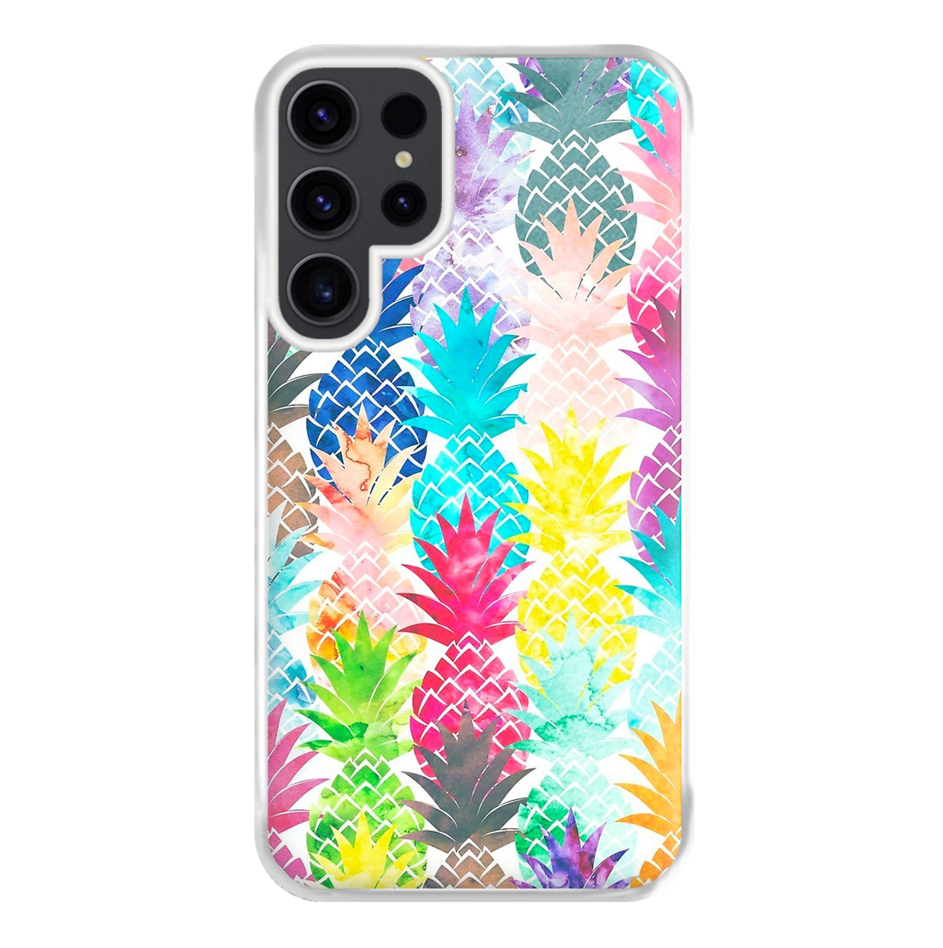 Watercolour Pineapple Pattern Phone Case