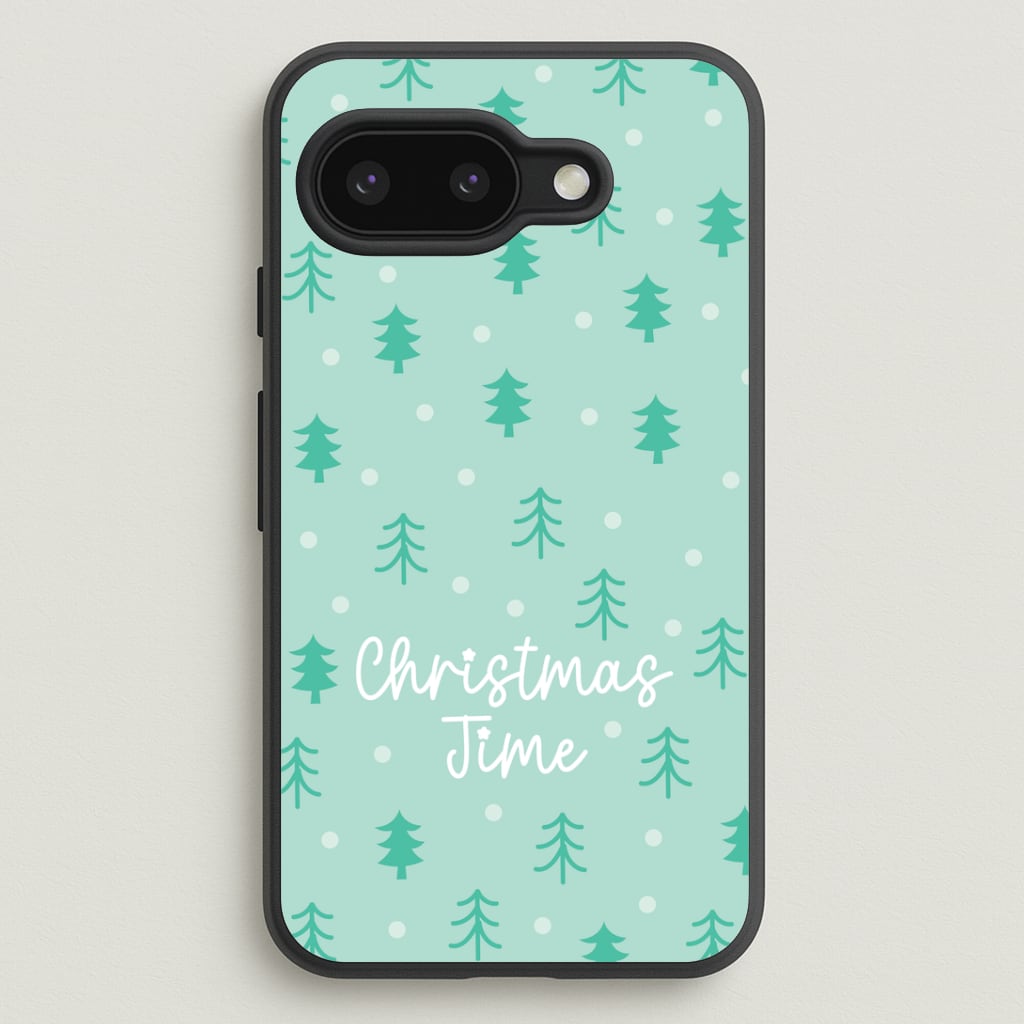 Cute Xmas Trees Pattern Google Pixel 9a Case