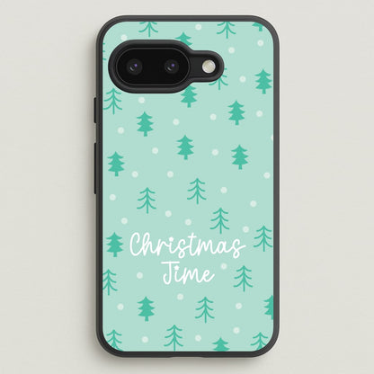 Cute Xmas Trees Pattern Google Pixel 9a Case