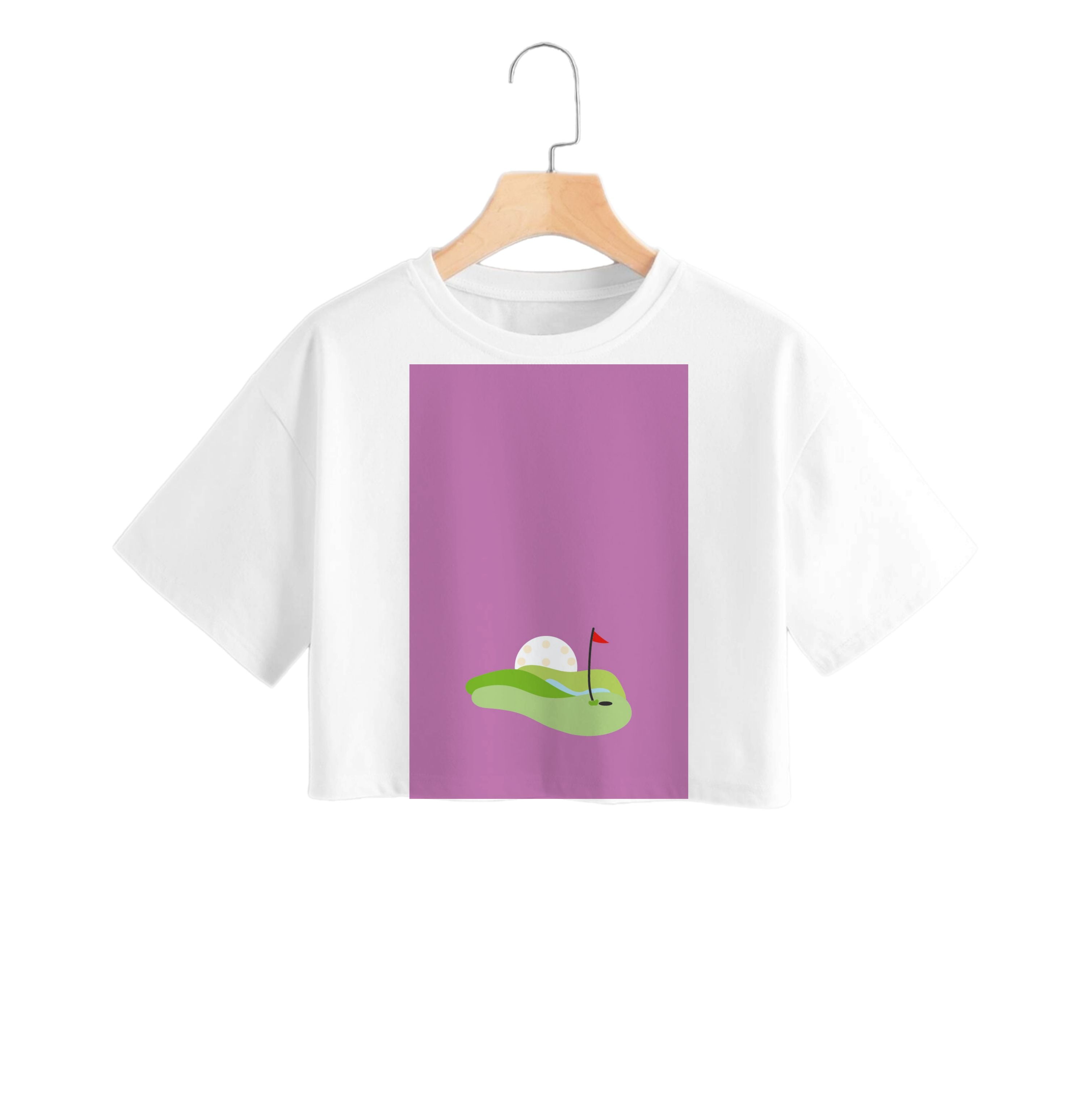 Golf course Crop Top