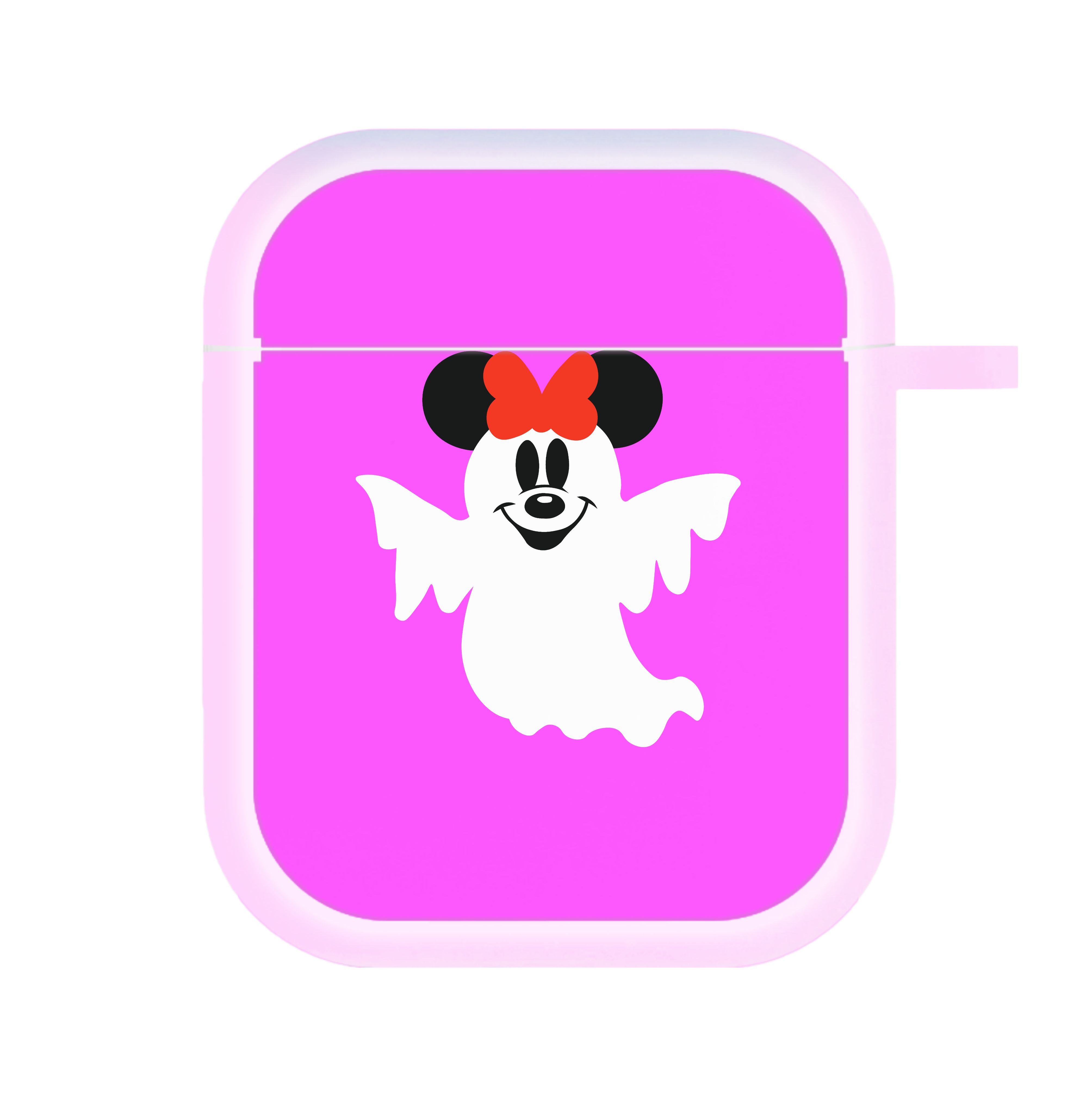 Female Mouse Ghost Halloween AirPods Case