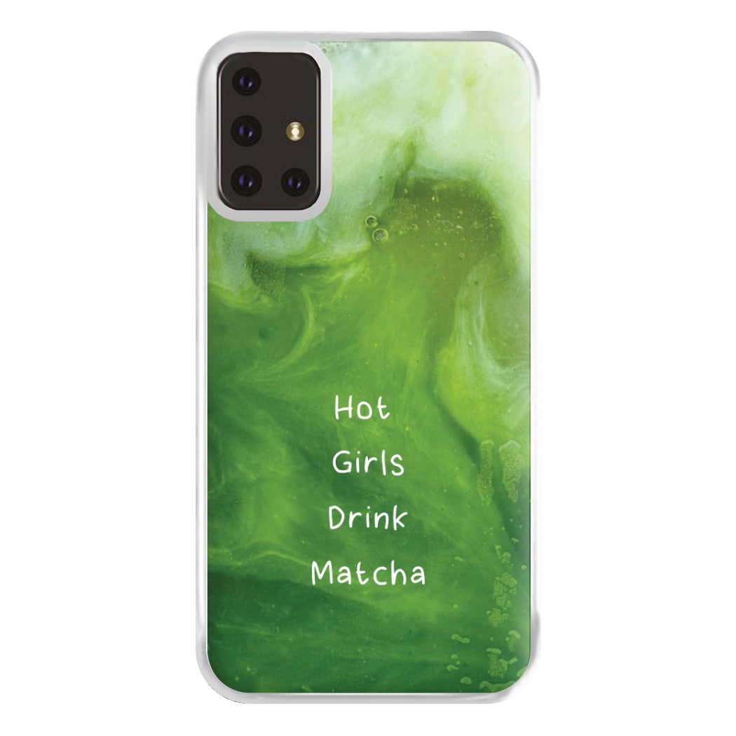 Hot Girls Drink Matcha Galaxy A71 Case