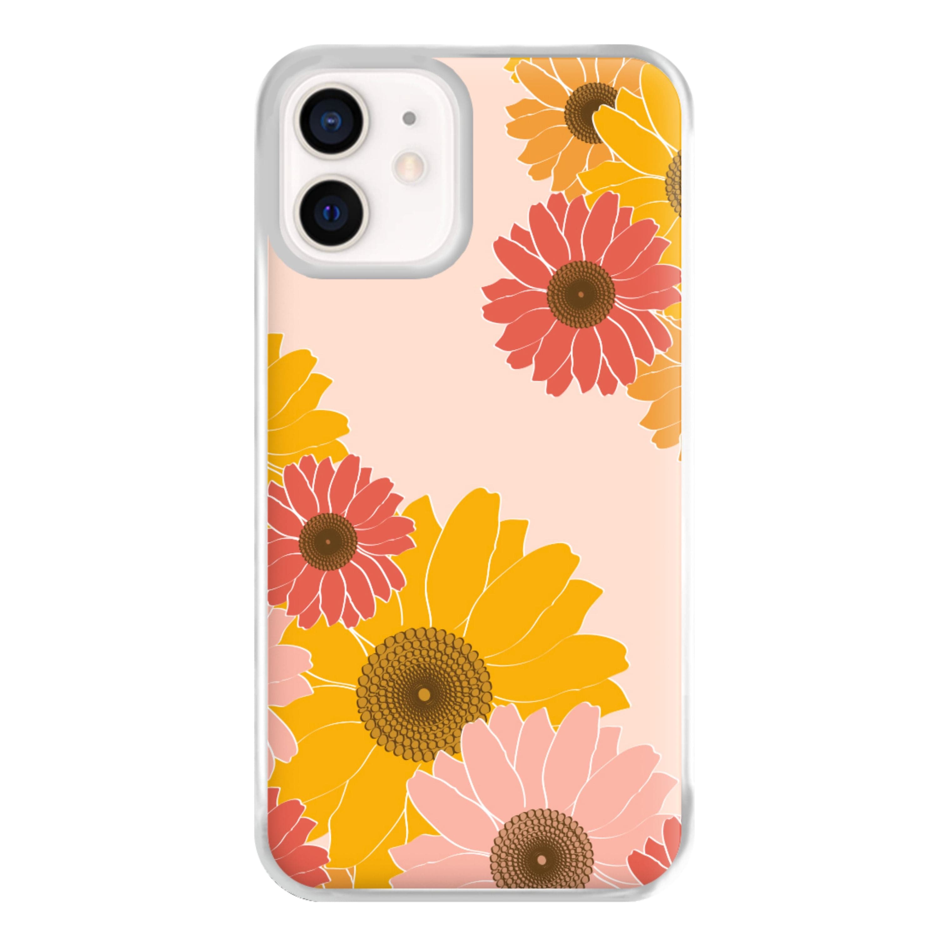 Sunflower Floral Pattern Phone Case