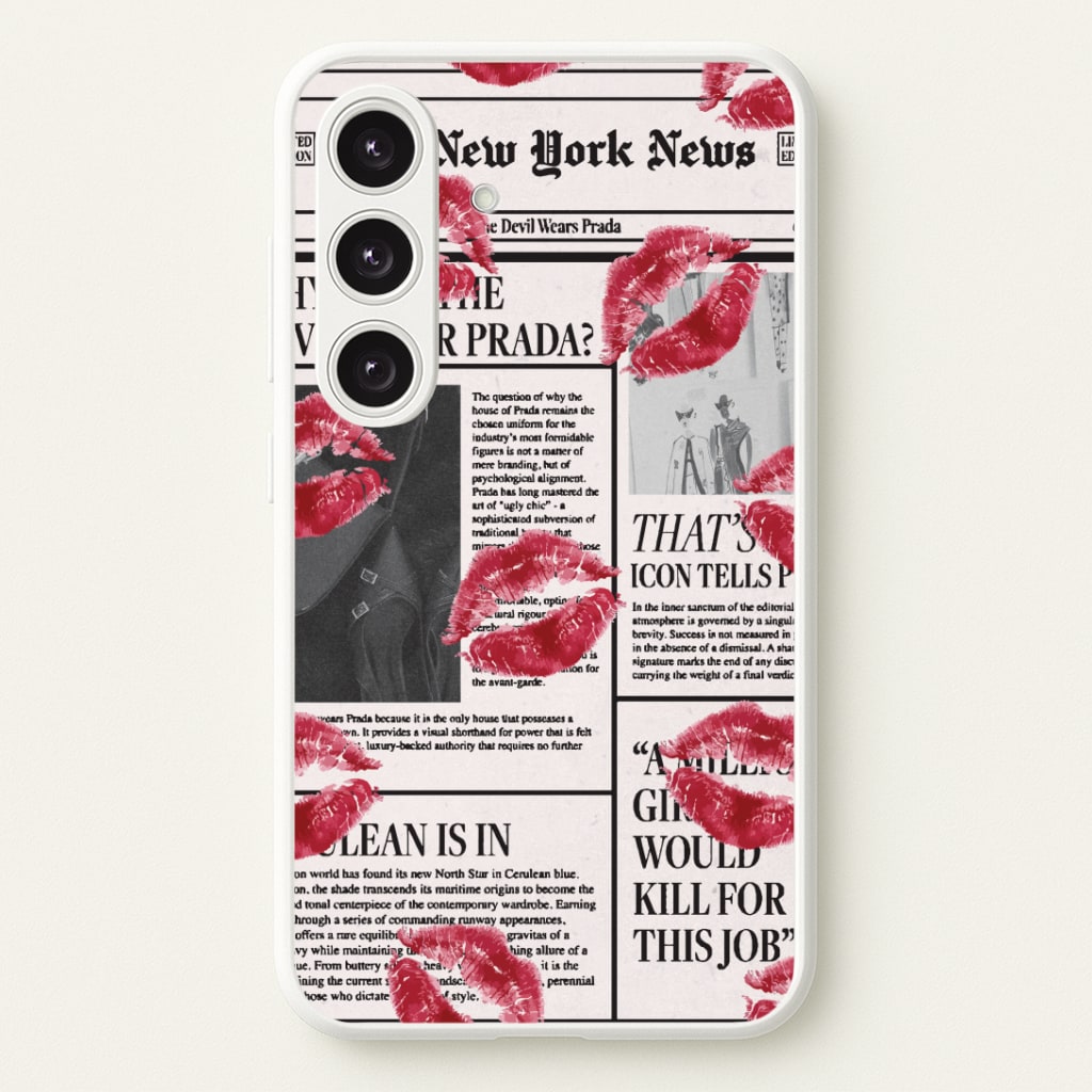 Headline Kisses Galaxy S24 Plus Case