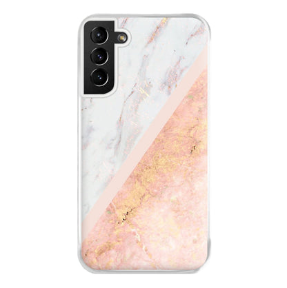 Marble and Rose Gold Phone Case