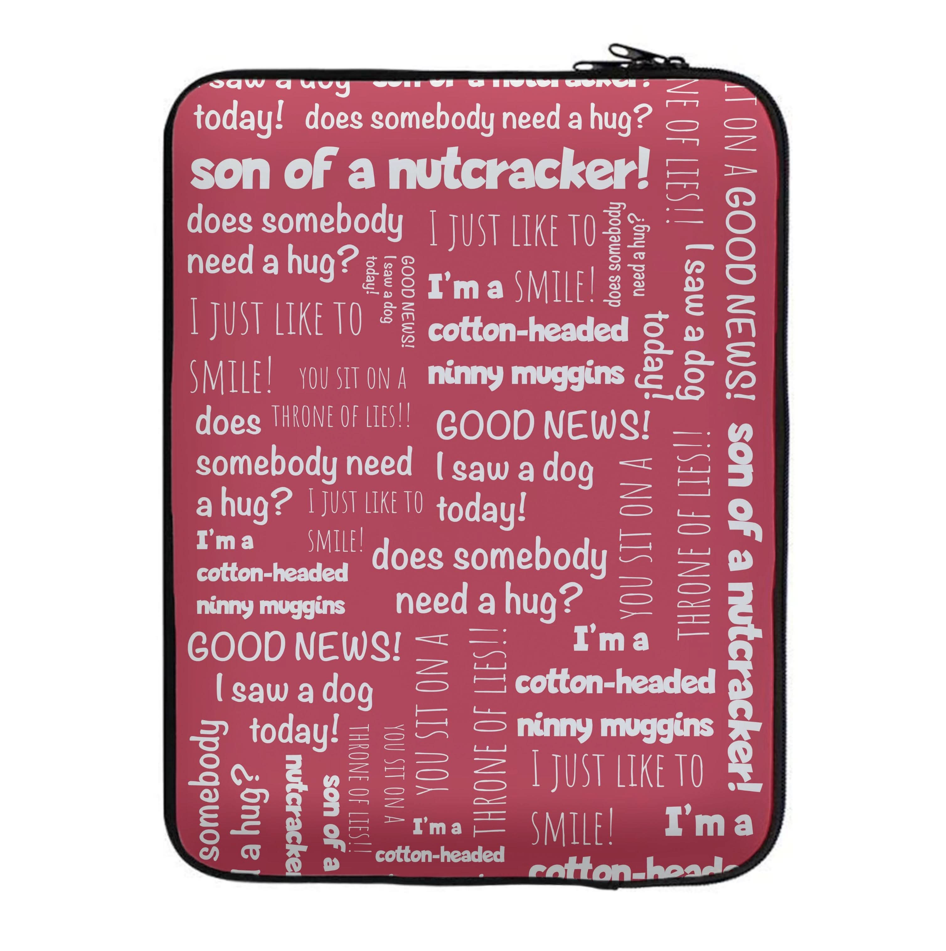 Elf Quotes Laptop Sleeve