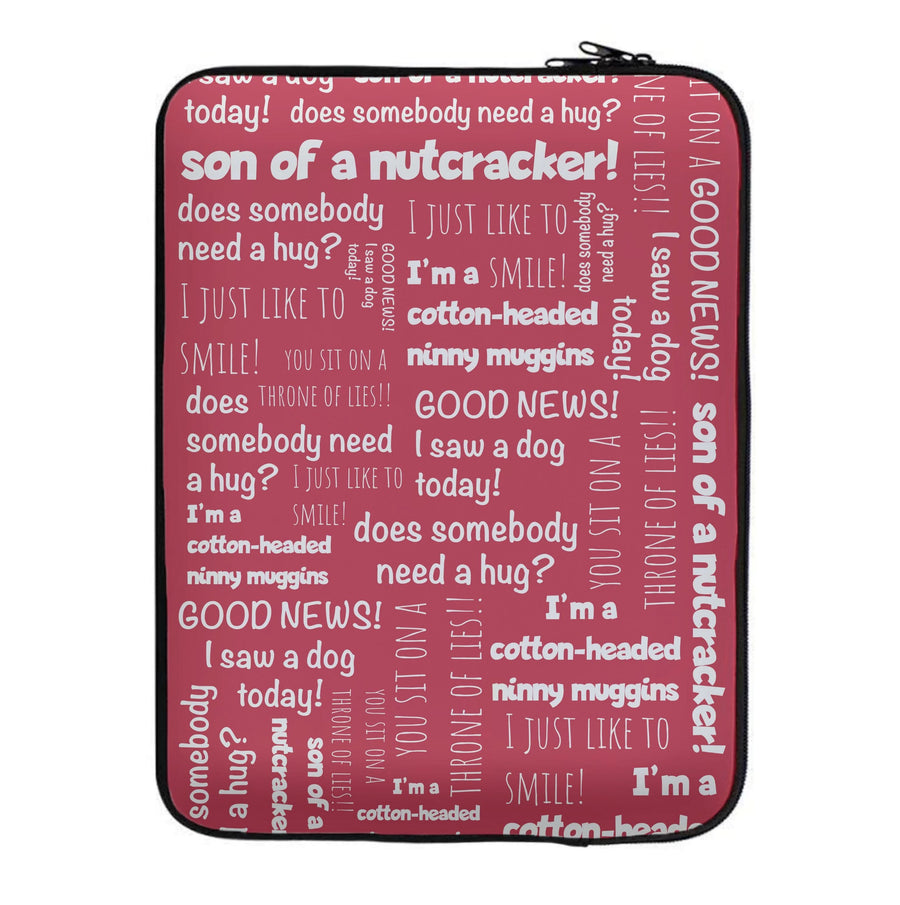 Elf Quotes Laptop Sleeve