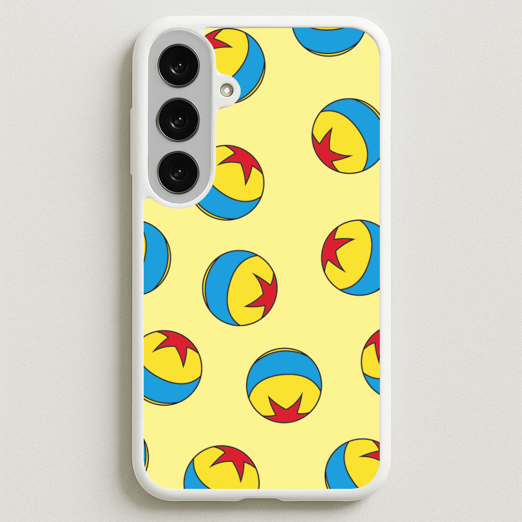 A Story Of Toys Ball Pattern Galaxy S25FE Case