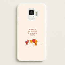 The Things That Make Me Different  Galaxy S9 Case