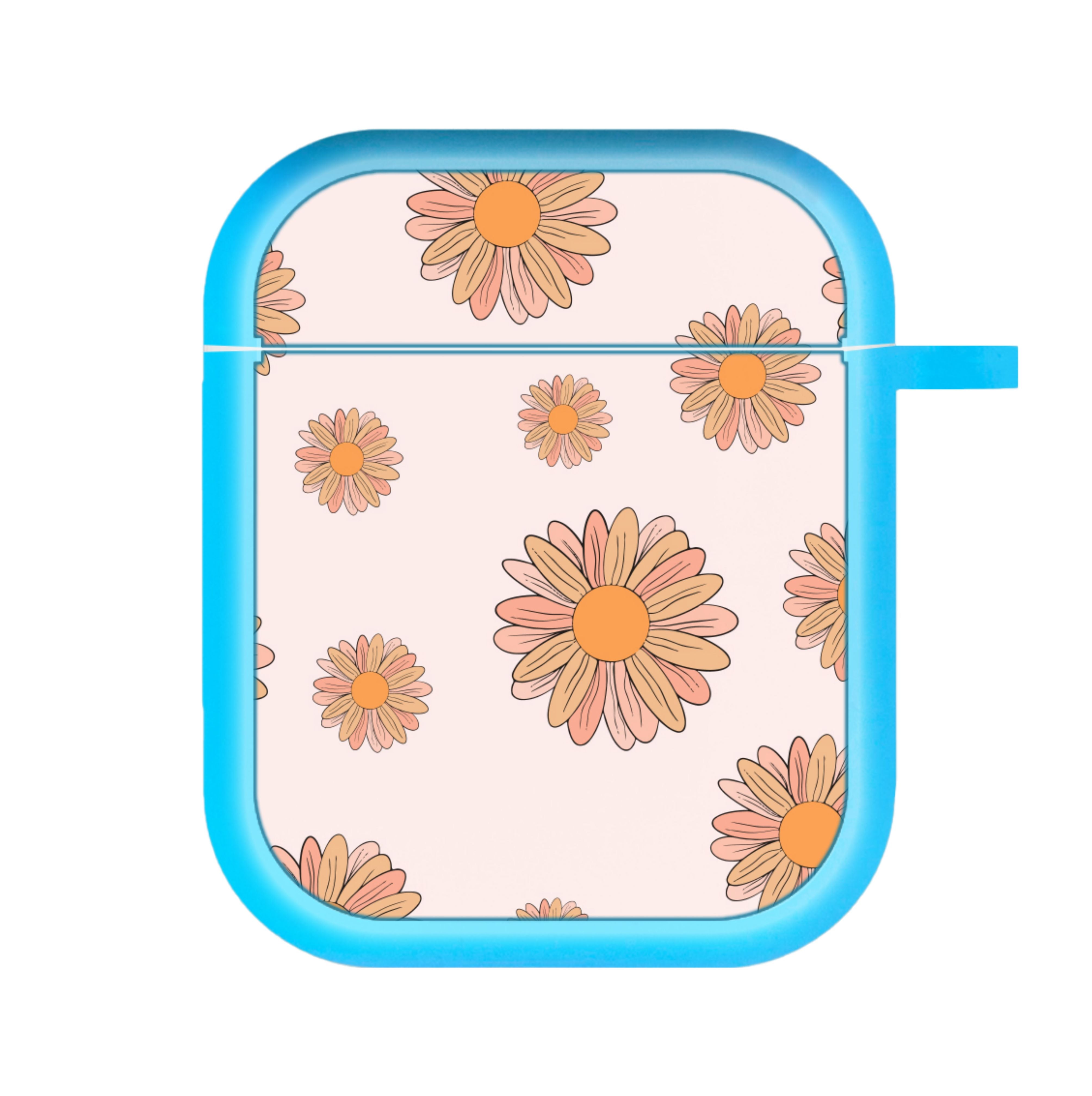 Peach Daisy AirPods Case